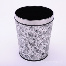 Ginkgo Flowers Design Tashed Trash Bin (A12-1904AB)